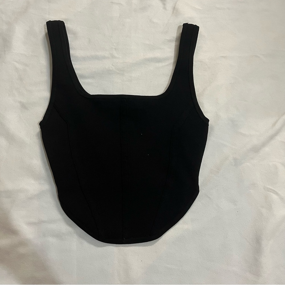 Babaton sculpt knit bustier tank